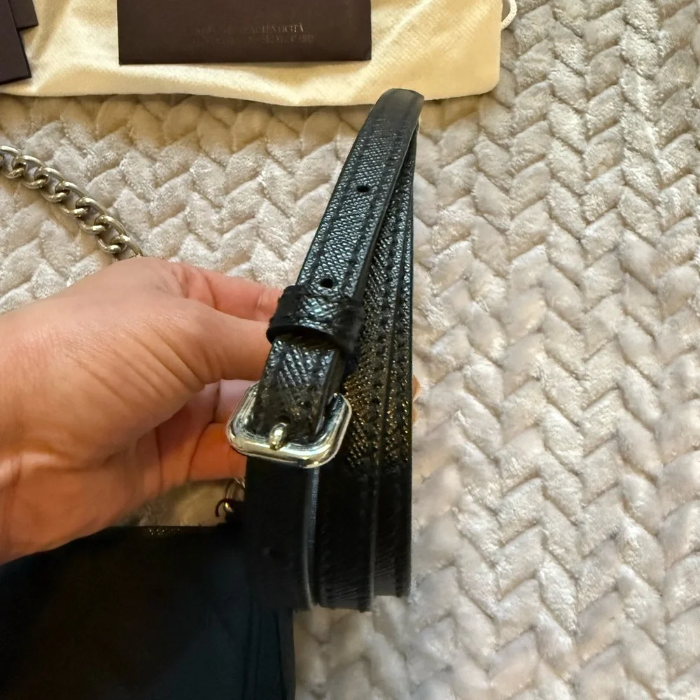 Prada Black Quilted Shoulder Bag - Picture 5 of 8